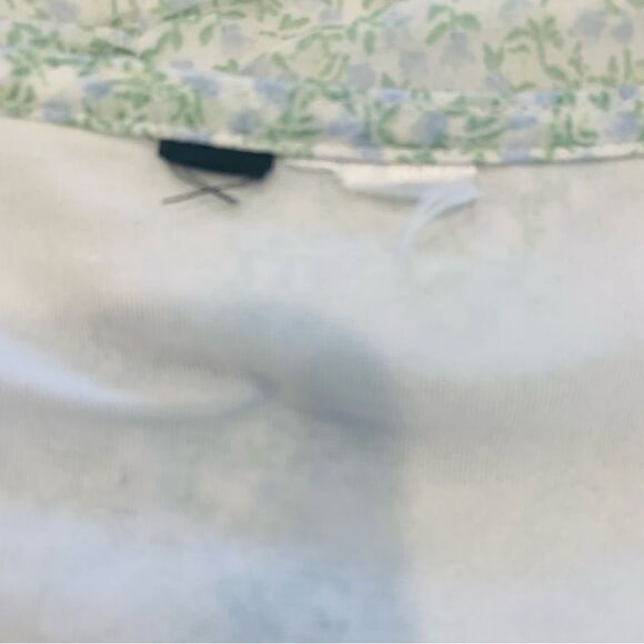 H&M Light Blue Green Floral Draped Dress Size XS - Picture 8 of 9